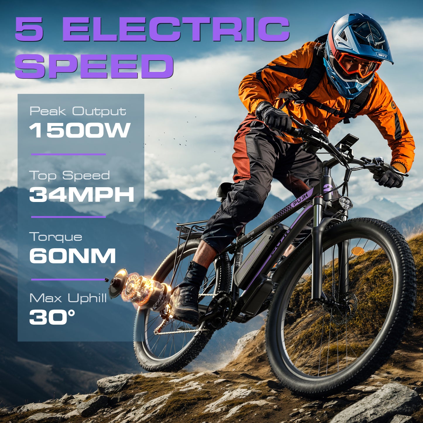 PUJH PU1 City commuter electric bike