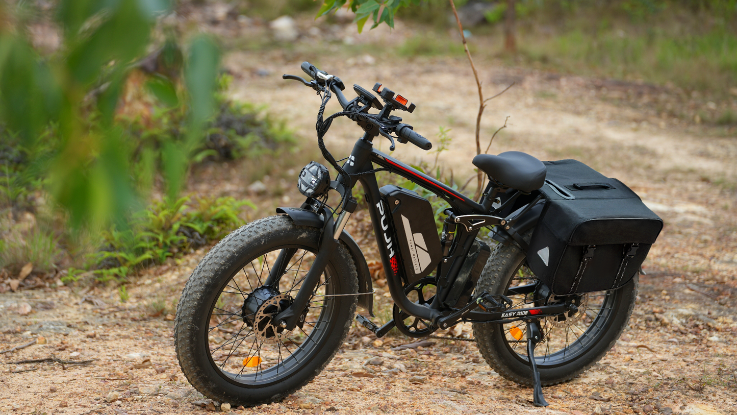 Multi-functional expandable cycling cargo bag