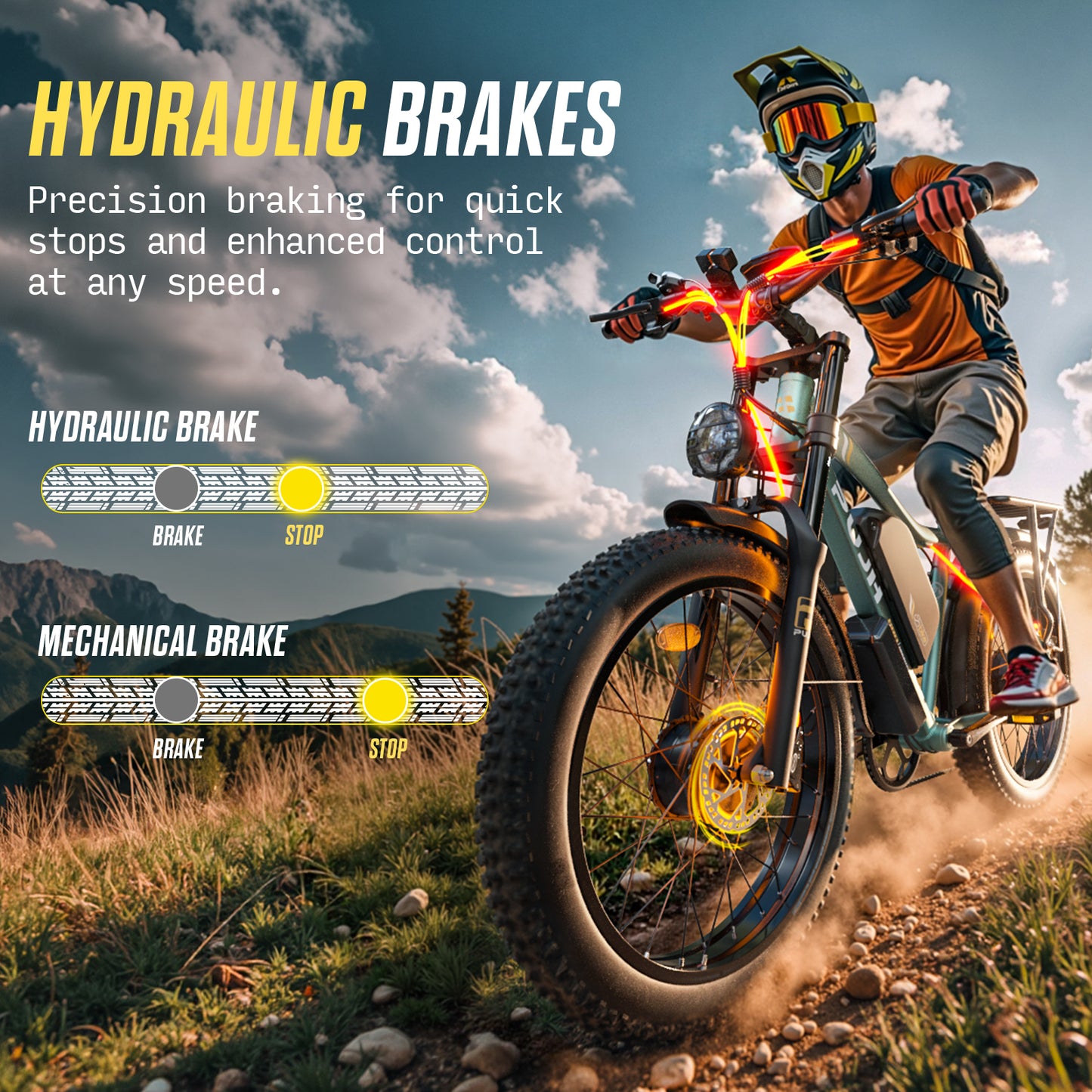 PUJH PU2-60V 20ah-24” Pro Long Range Fat Tire E-bike