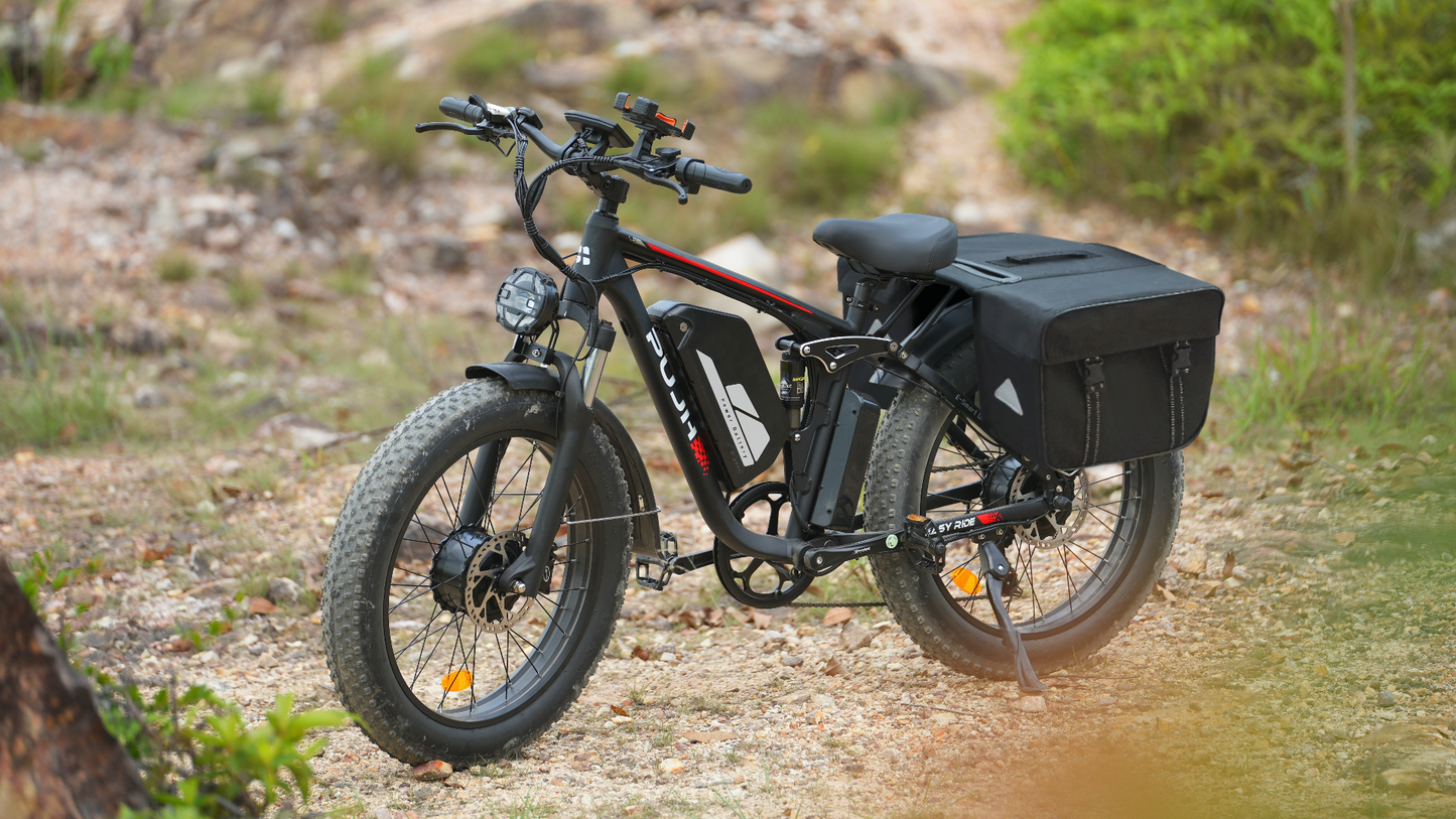 Multi-functional expandable cycling cargo bag