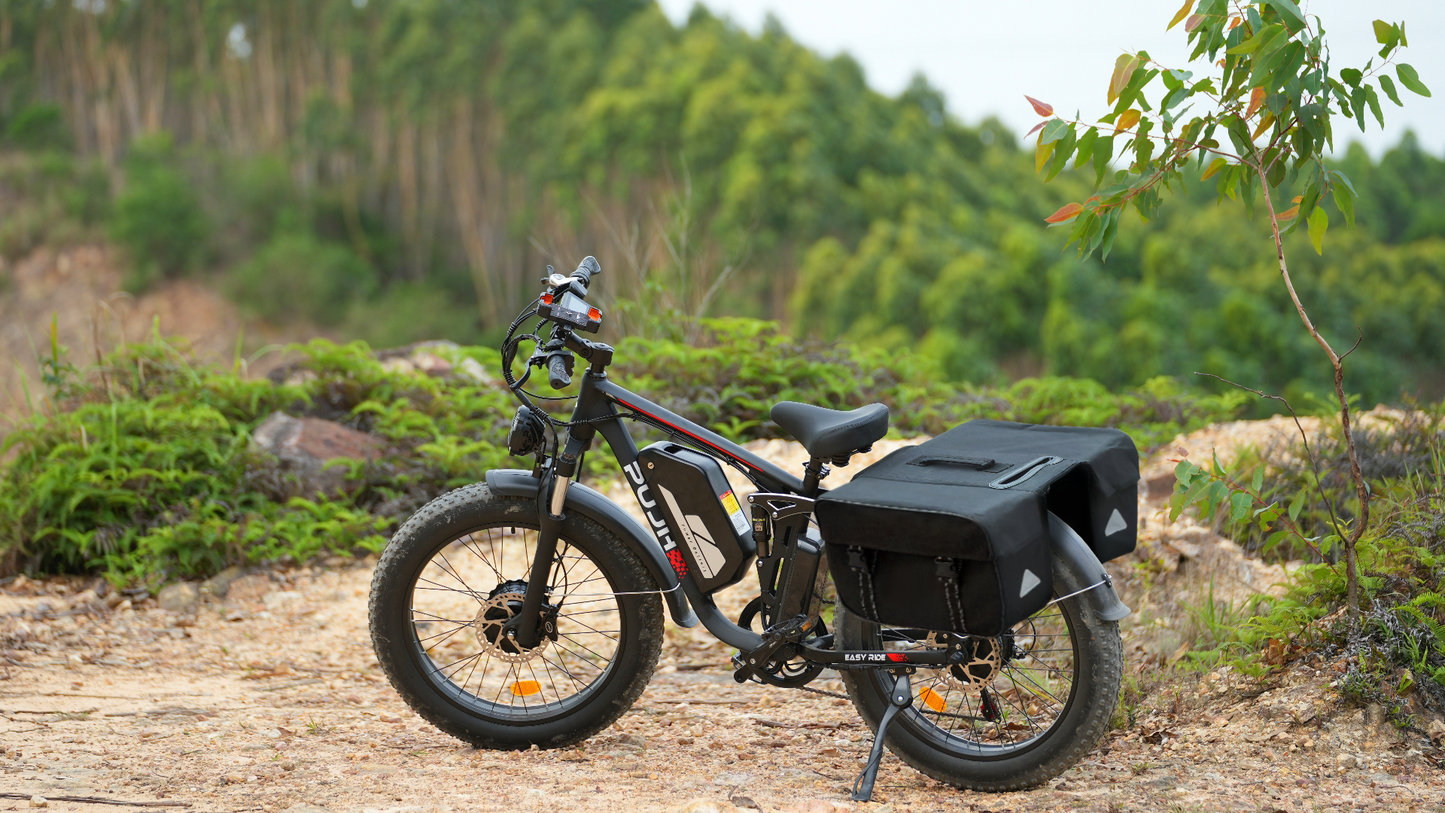Multi-functional expandable cycling cargo bag