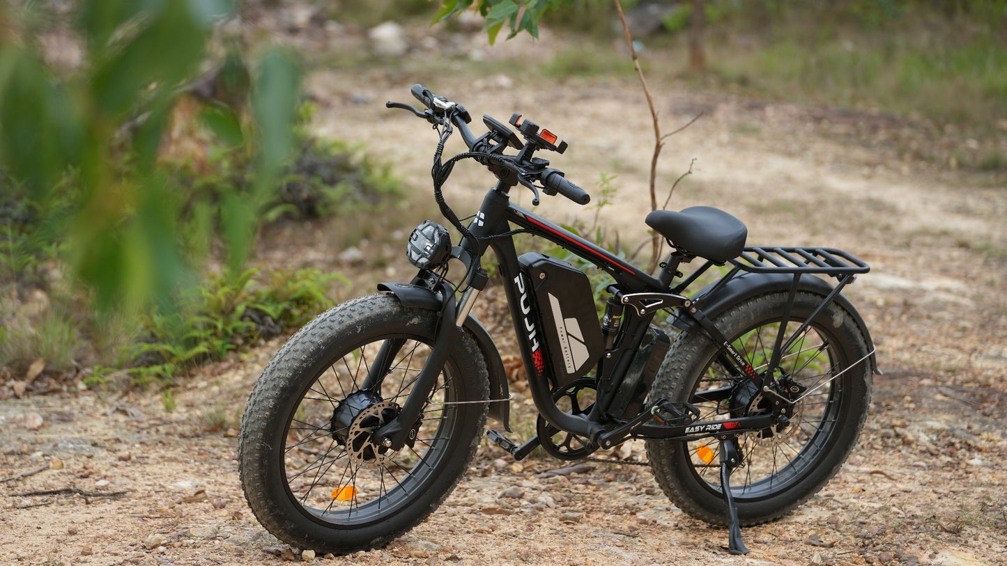 PUJH PU3-60V-24” Pro Long Range Fat Tire E-bike
