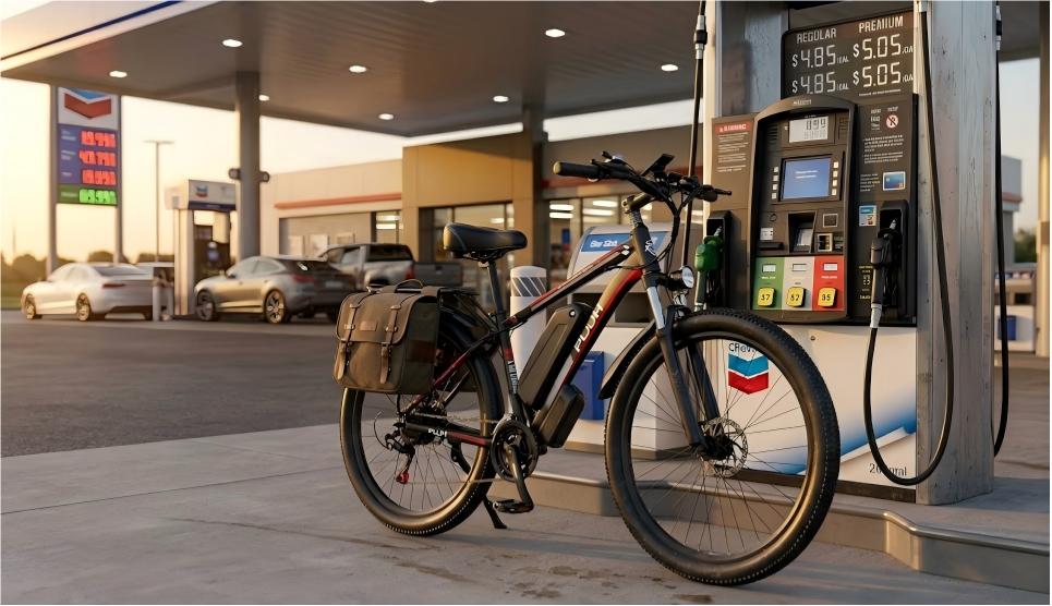 The PUJH PU149 road bike offers a higher return on investment and a more affordable commuting budget compared to a car.