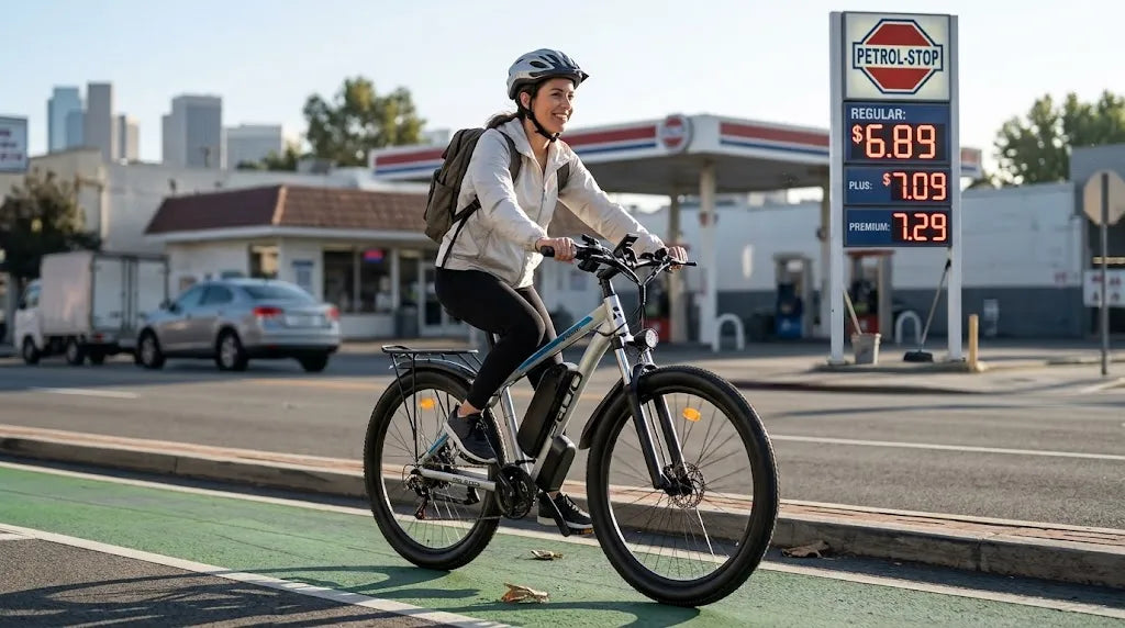 The PUJH PU149 electric commuter bike can significantly reduce commuting costs and help avoid high fuel expenses.