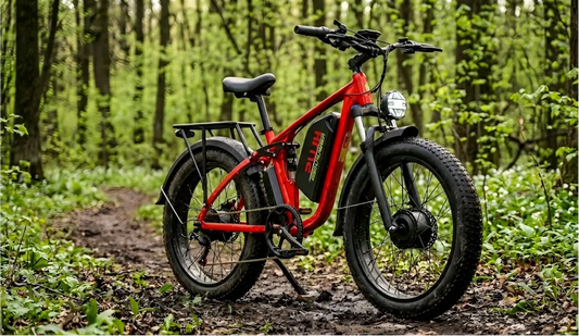 The PUJH PU366 dual-motor off-road electric bicycle boasts unparalleled traction performance.