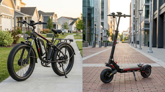 Two Wheels, One Winner: The Great Electric Scooter vs Electric Bicycle Showdown