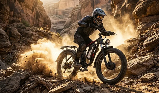 The PUJH PU366 off-road e-bike is equipped with  advanced bldc controller, delivering powerful torque for hill climbing.