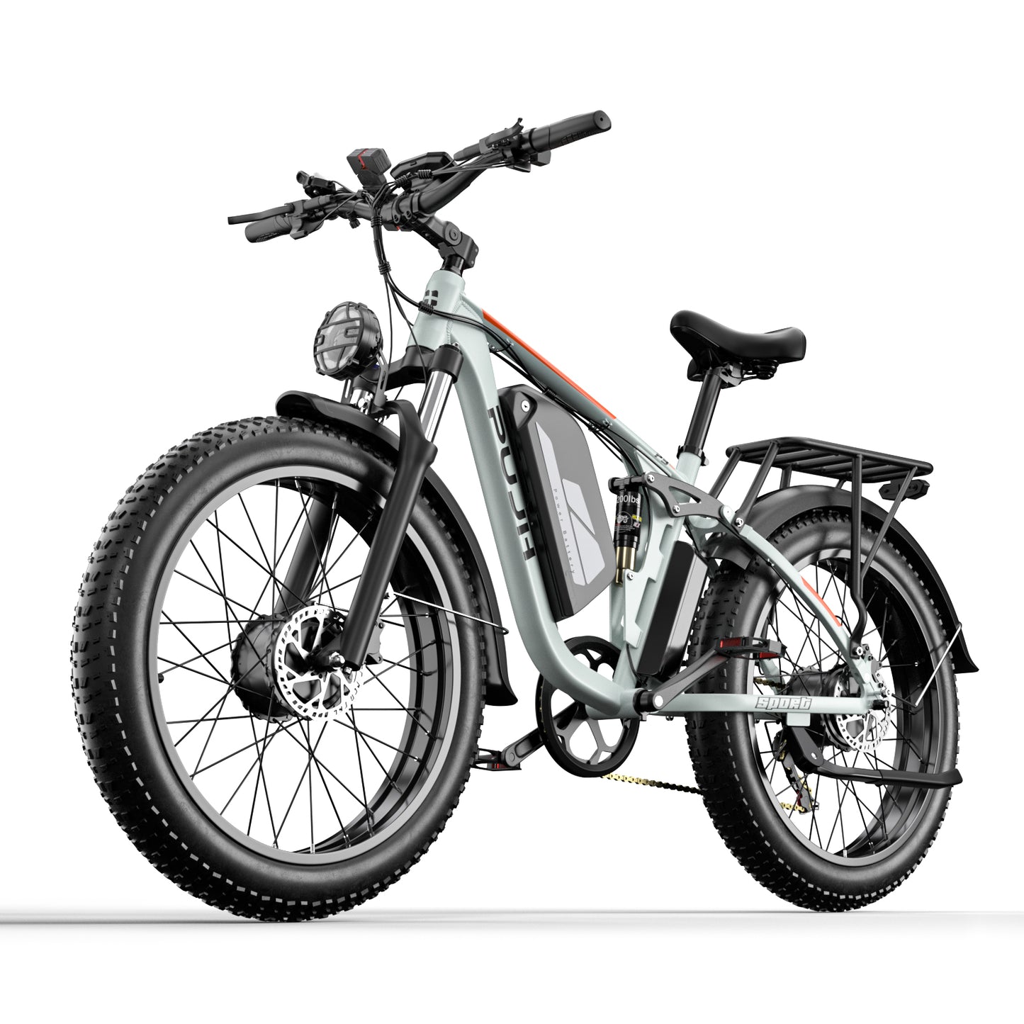 PUJH PU3 -52V 25Ah -24 inches Full Suspension Fat Tire E-bike