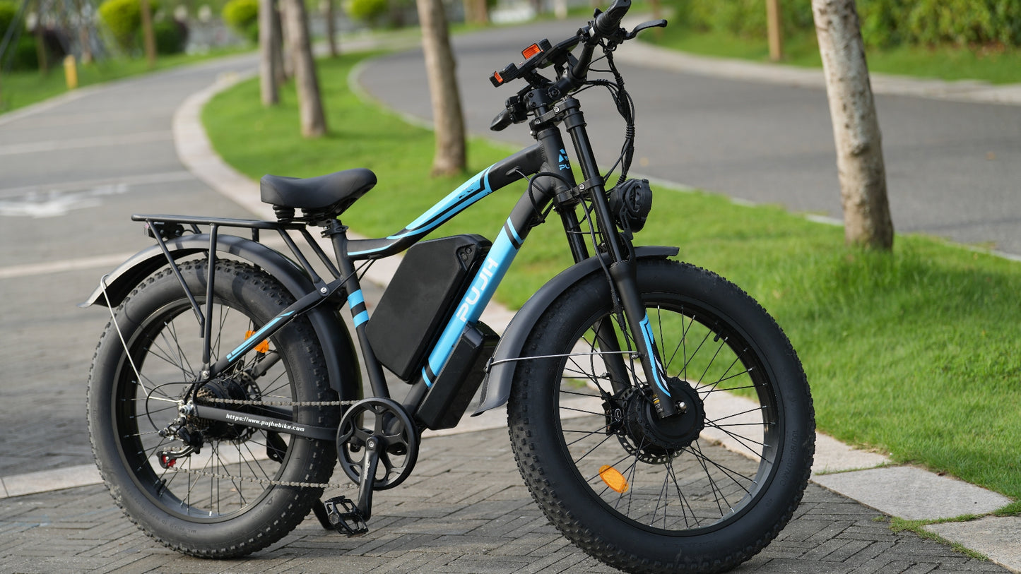 PUJH PU2-60V 25ah-24” Fat tire electric bicycle