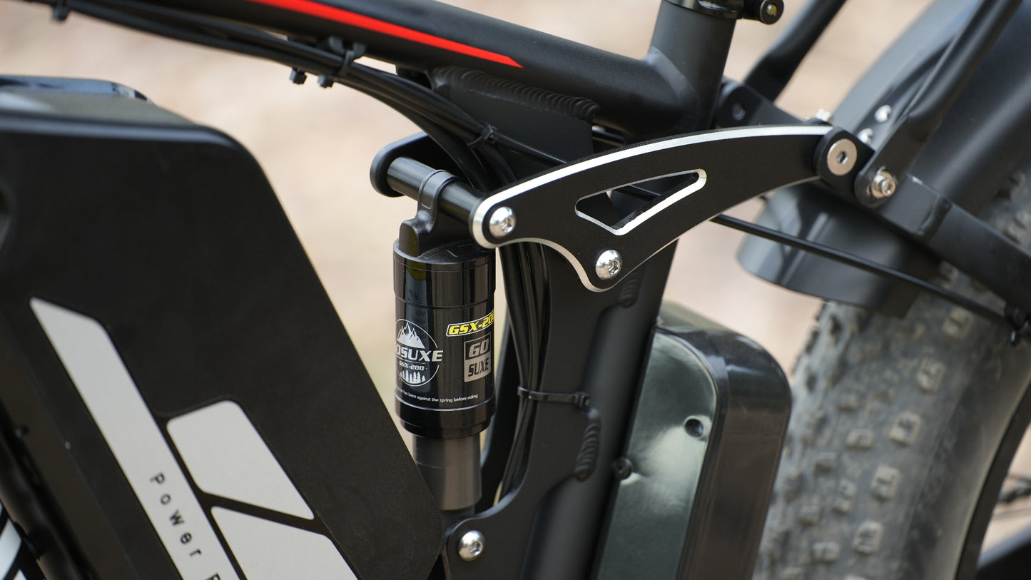 PUJH PU3 -52V 25Ah -26 inches Full Suspension Fat Tire E-bike