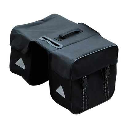 Black multi-functional expandable e-bike cargo bag