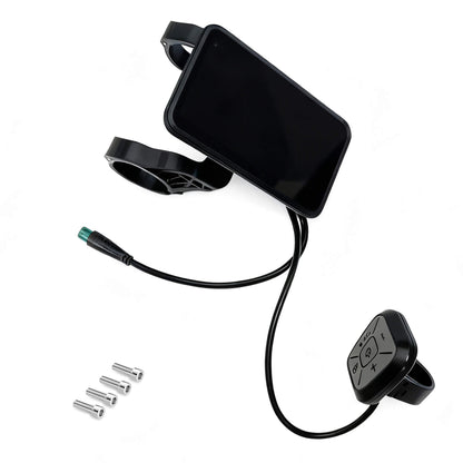 Display screen installed on electric bicycles to show speed, mileage, and battery level.