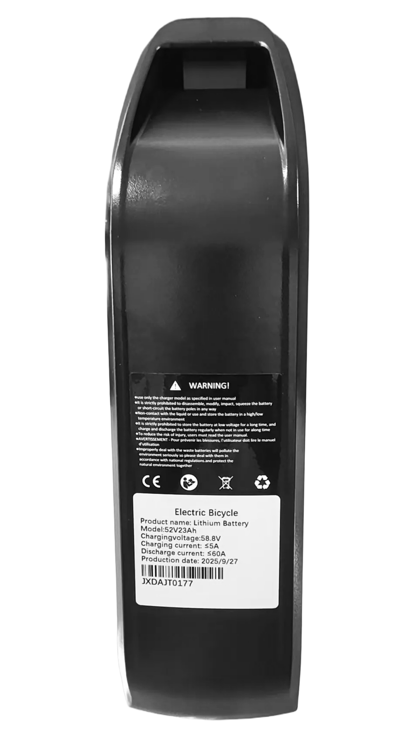 PUJH  52V 23Ah  battery