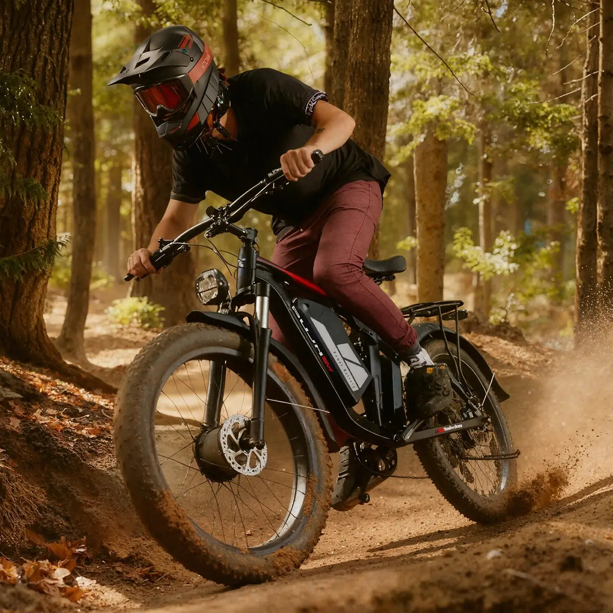 Pujh Ebike Pu366 Black and Red