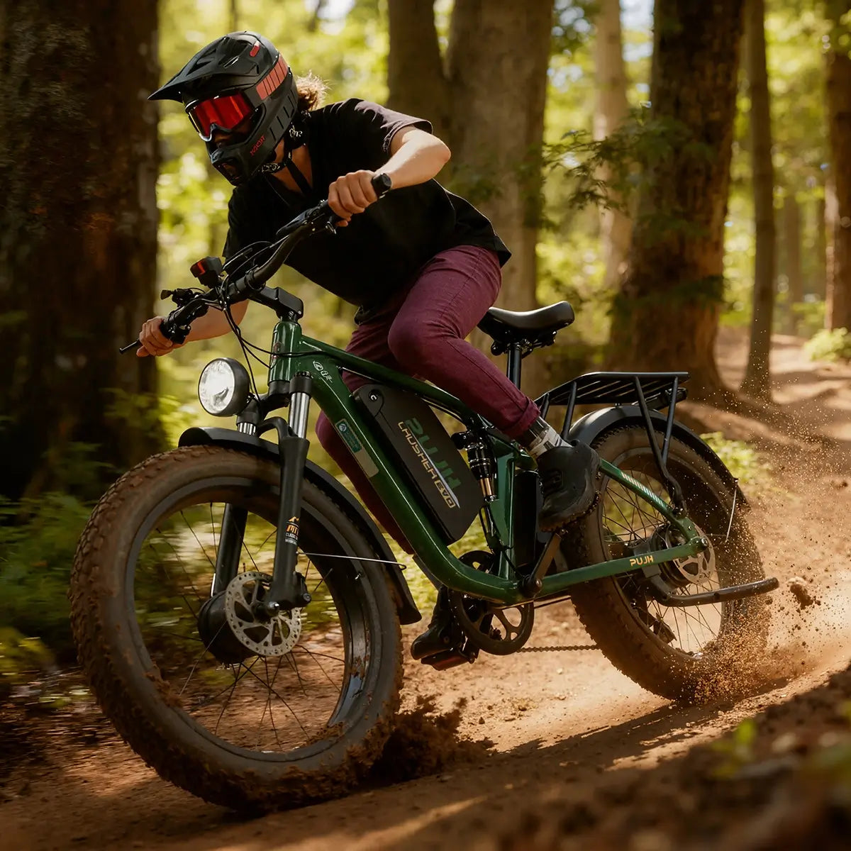 Pujh Ebike Pu366  Green