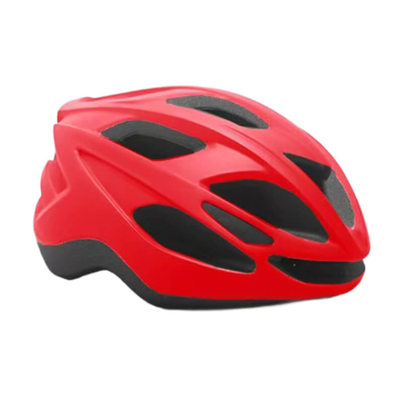 PUJH adult bike helmet in red color
