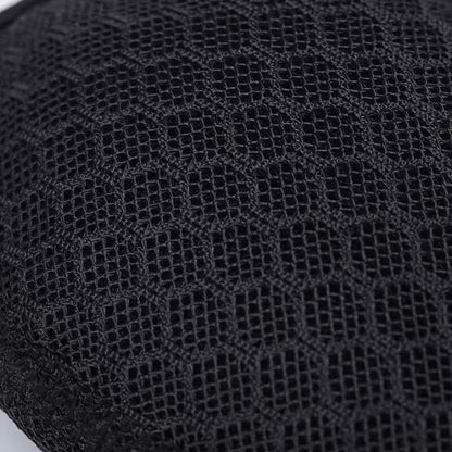Close-up of breathable mesh fabric on PUJH cycling face cover