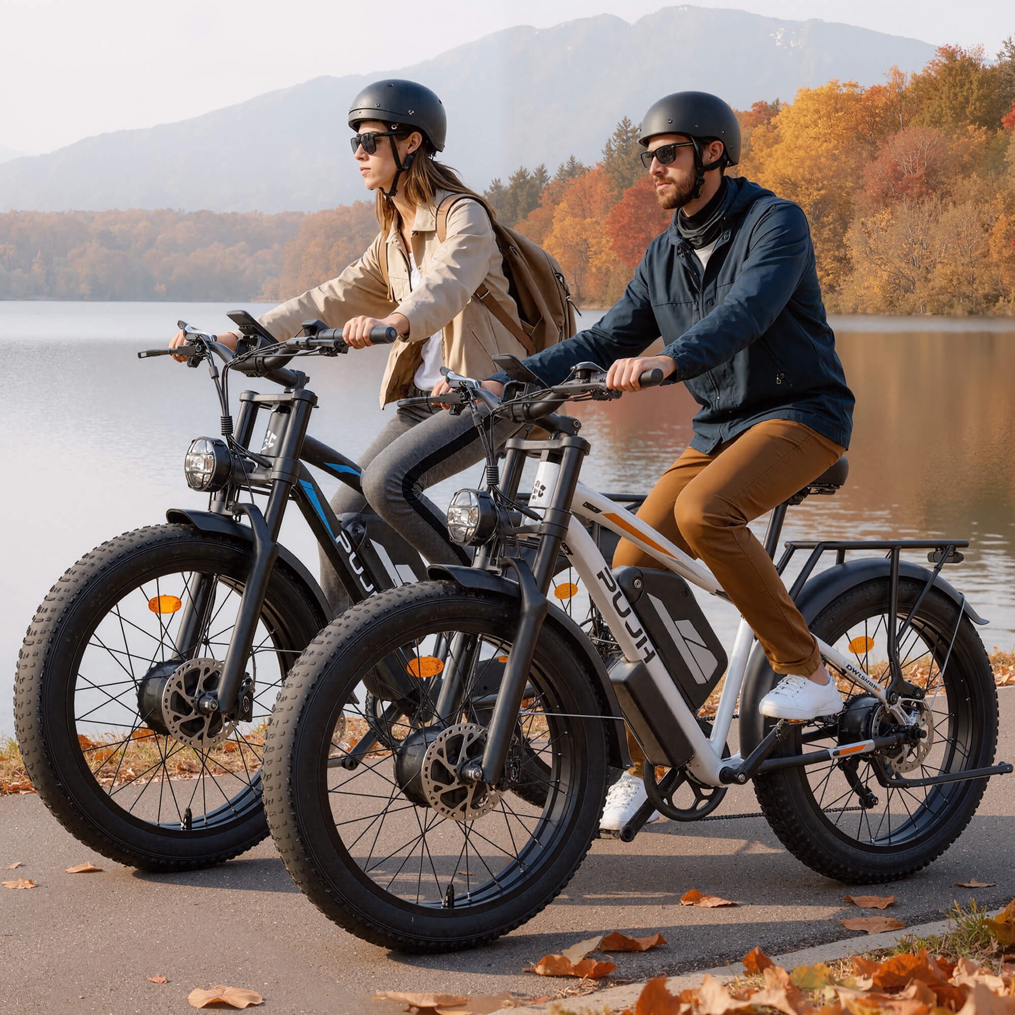 PUJH PU256 Fat Tire Ebike — 52V 25Ah Dual Motor Power