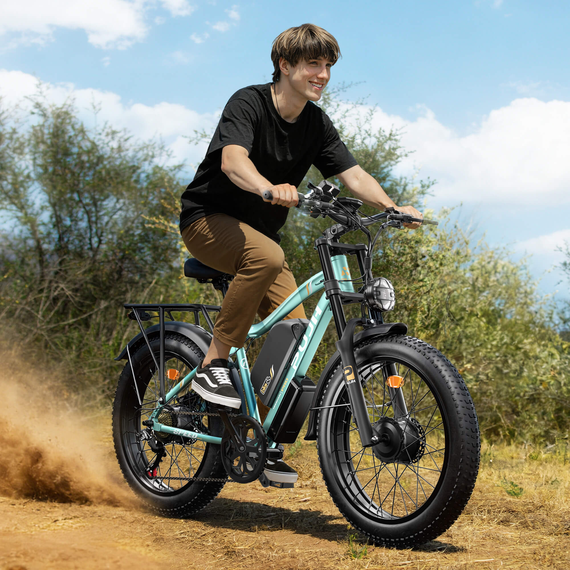PUJH PU2-60V 20ah-24” Pro Long Range Fat Tire E-bike